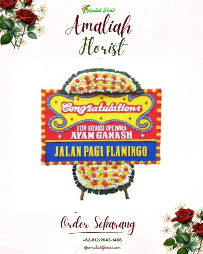 Bunga Papan Congratulation di Trayu